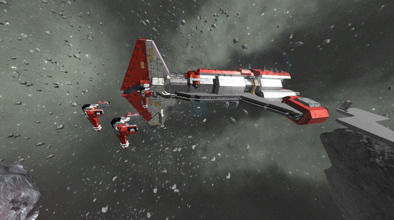 Illustration for article titled Star Wars Vehicles In Space Engineers
